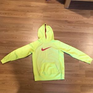 Neon Nike youth hoodie/sweatshirt